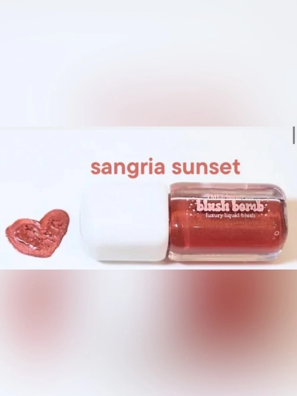 TMLL Beauty Co Blush Bomb Liquid Blush Sangria Sunset NIB
